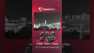 Uncooled 1280×1024/12µm Infrared Camera Core #thermalimaging #infraredvision