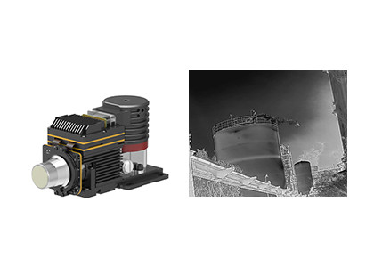 320x256 30μm MWIR Cooled Optical Gas Imaging Camera for Visualizing Gas Leaks