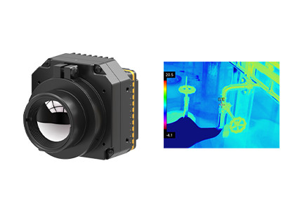 Uncooled Infrared Thermal Security Camera Module With Multiple Lenses