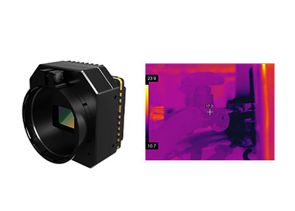 Uncooled Infrared Thermal Security Camera Module With Multiple Lenses