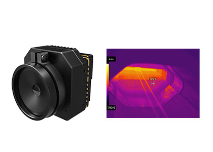 Uncooled Infrared Thermal Security Camera Module With Multiple Lenses