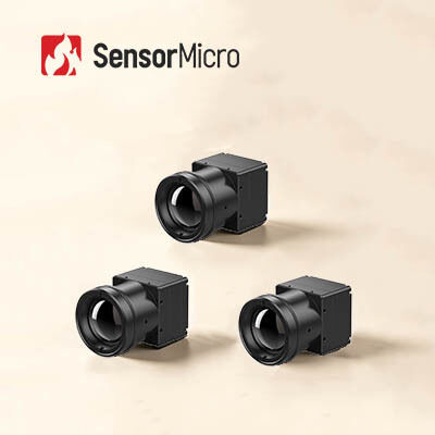 Uncooled LWIR Thermal Camera Core with Fixed Focus Athermal Lens 384x288 Resolution and 8μm to 14μm Spectral Range