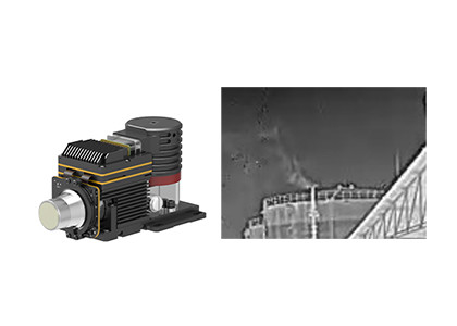 23mm Lens MWIR Optical Gas Imaging Camera for Visualizing Gas Leak