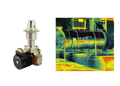 30μM MWIR Cooled Thermal Imaging Sensor 320x256 For Detecting Gas Leaks