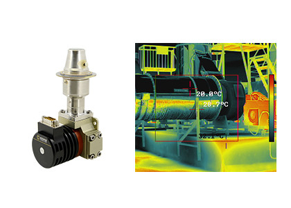 30μM MWIR Cooled Thermal Imaging Sensor 320x256 For Detecting Gas Leaks