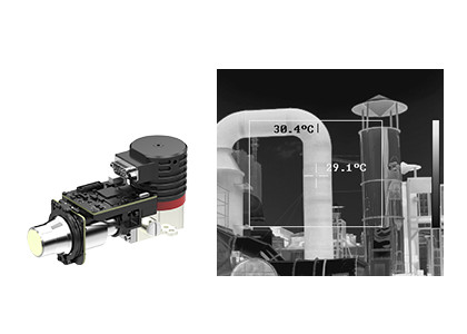 16bit Raw Data MWIR Optical Gas Imaging Camera 10mK For Visualizing Gas Leaks