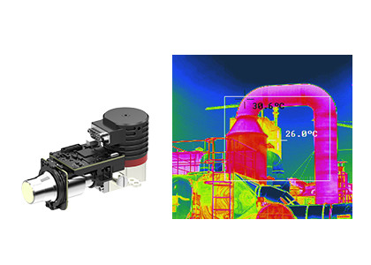 MWIR Cooled Optical Gas Imaging Camera 320x256 For Visualizing VOCs