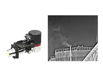 10mK NETD Optical Gas Imaging MWIR Camera Module For Visualizing Gas Leaks