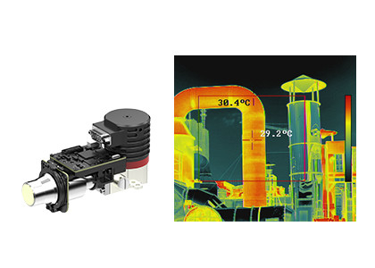 320x256 MWIR Cooled Optical Gas Imaging Thermal Module For Visualizing Gas Leaks
