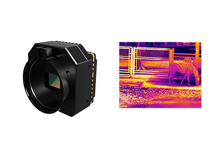 Uncooled Infrared Thermal Security Camera Module With Multiple Lenses