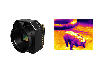 Uncooled Infrared Thermal Security Camera Module With Multiple Lenses