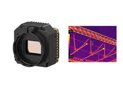 Uncooled Infrared Thermal Security Camera Module With Multiple Lenses