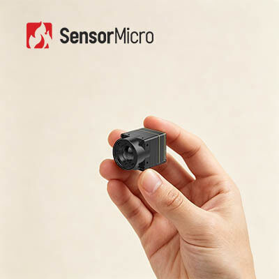 Tiny and Lightweight Uncooled Thermal Camera Core with 640x512 Resolution and 8μm Pixel Pitch for Photovoltaic Inspection
